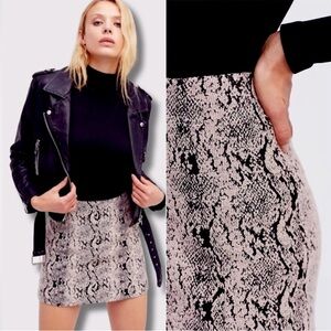 Free People Jacquard Woven Mini Skirt Sz. 8